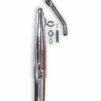 Sportauspuffanlage für Puch Schaltmotoren Gebläsegekühlt