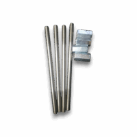 Stehbolzen M6 gerollt mit Langmutter